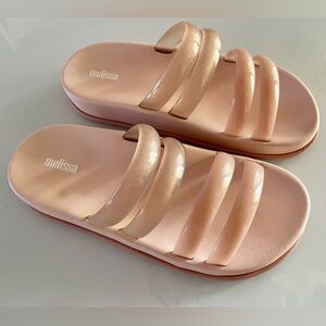 Melissa Blush Pink Slip on Slides - Sandals - Size 9 - Worn Once